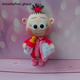 عروسک دستبافت بانمک